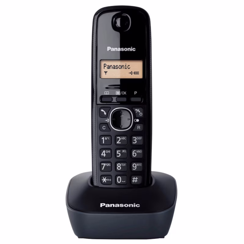 Ασύρματο Τηλέφωνο Panasonic KX-TG1611 - Μαύρο
