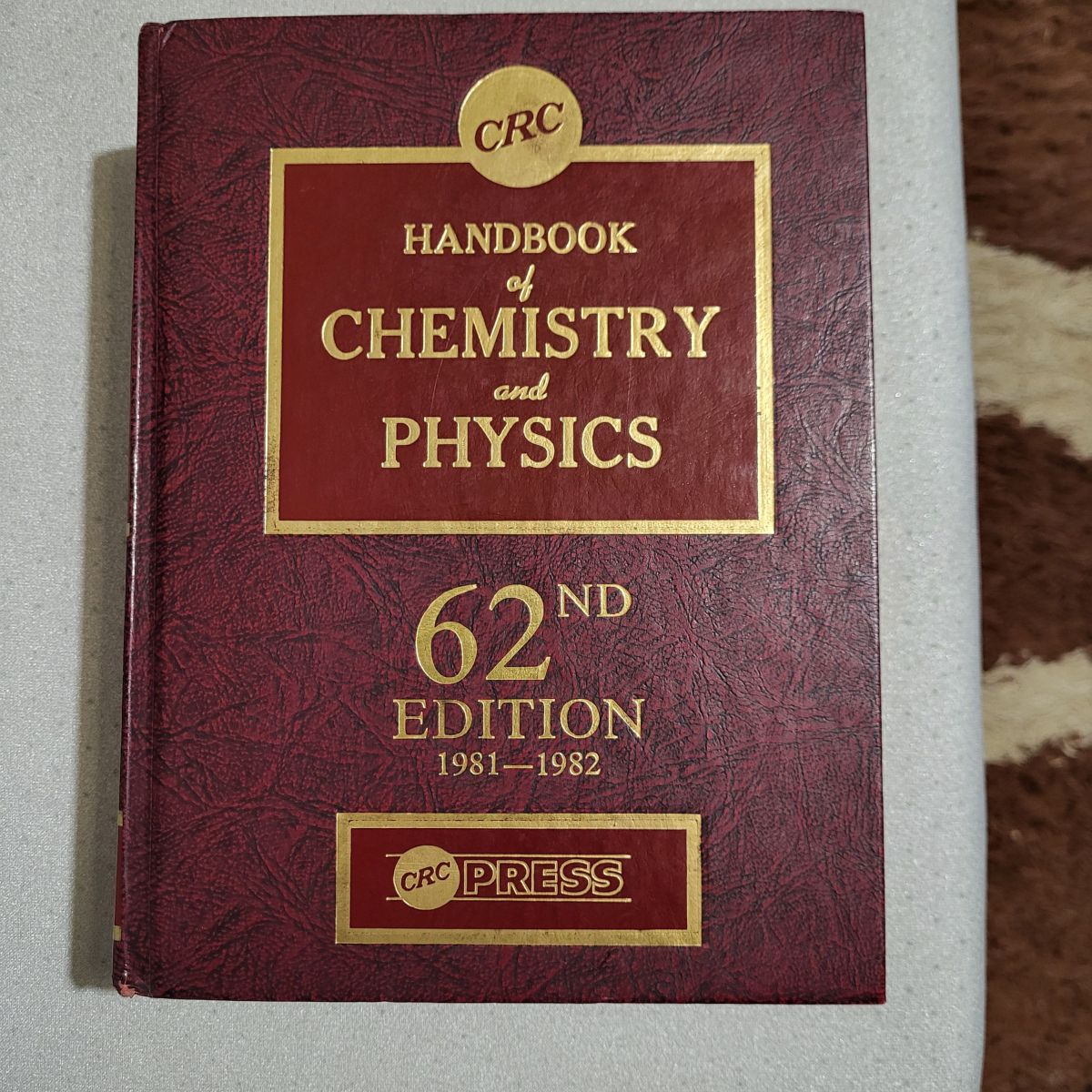 Handbook of chemistry and physics