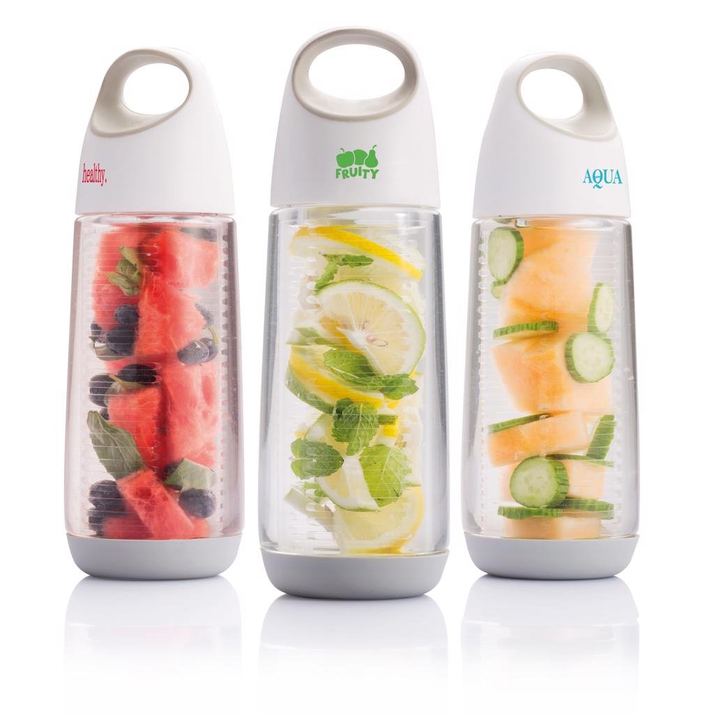 XD Design Bopp Fruit Bottle 650ml Tritan BPA Free Παγούρι Έγχυσης Φρούτων Νέο