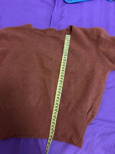 Πλεκτό Crop Top Πουλόβερ σε Πορτοκαλί Χρώμα – Μέγεθος Small (S)