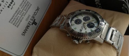 Jacques Lemans Chronograph Swiss Cased - Καινούργιο