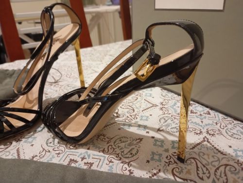 Αυθεντικά Πέδιλα Tom Ford Angelica 105mm Λουστρίνι - Νούμερο 41