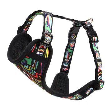 Σαμαράκι σκύλου fashion wild stripes
