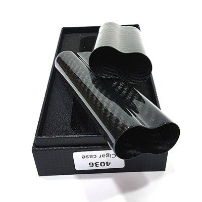 SILVER Πουροθήκη Carbon για 2 πούρα
