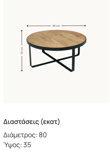 Σετ τραπεζαρία και τραπεζακια